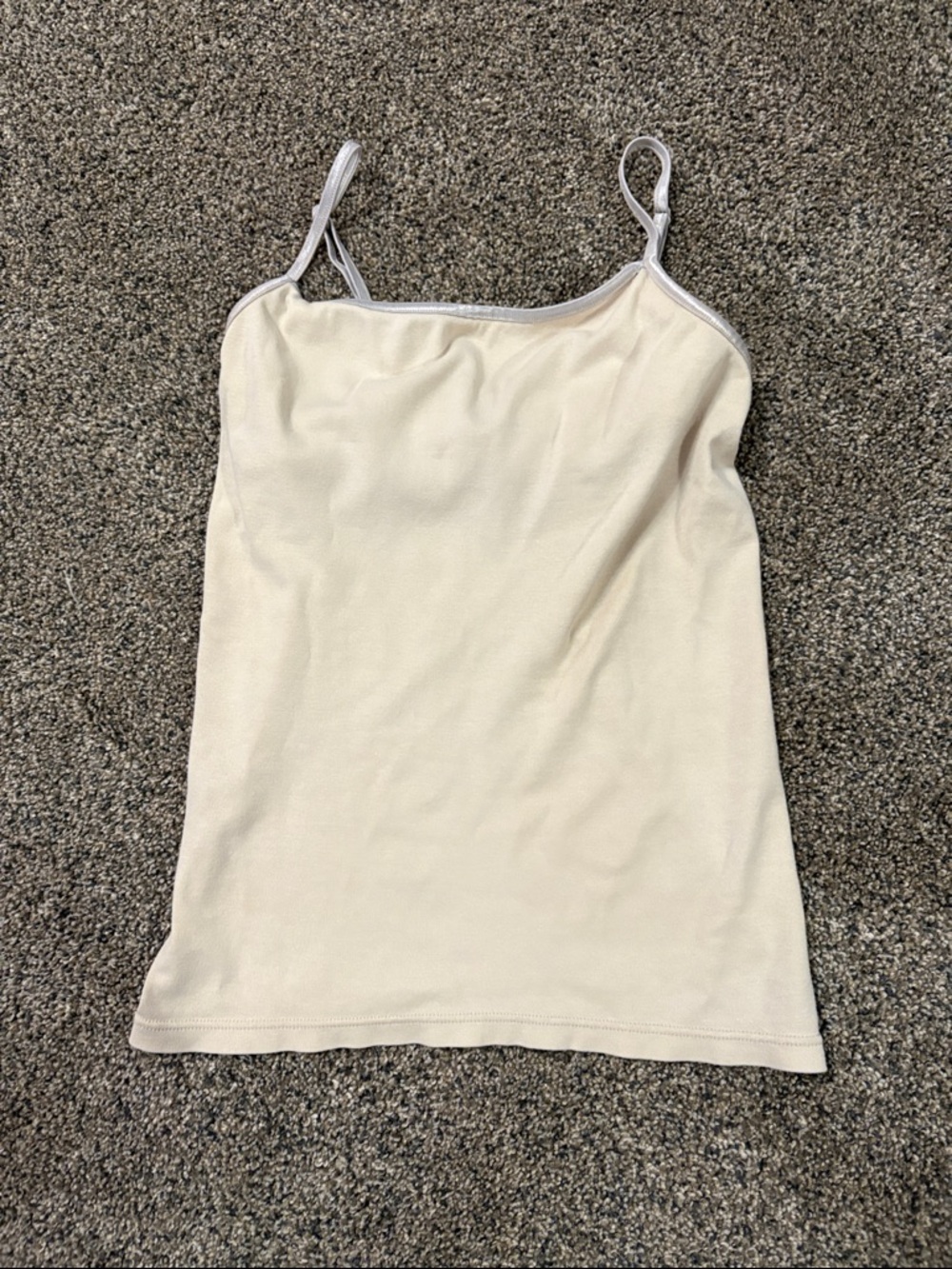 Studio Y Cream Spaghetti Strap Camisole